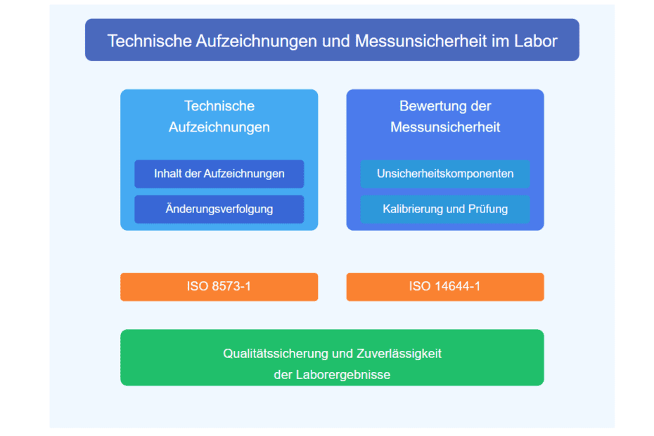 Technische Aufzeichnungen und Messunsicherheit im Labor