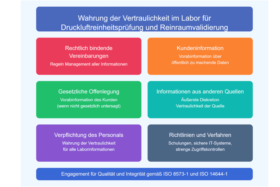 Wahrung der Vertraulichkeit im Labor